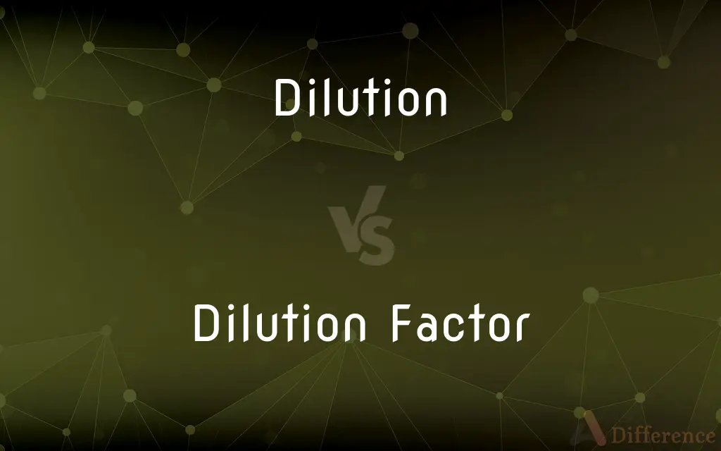 Dilution vs. Dilution Factor — What's the Difference?