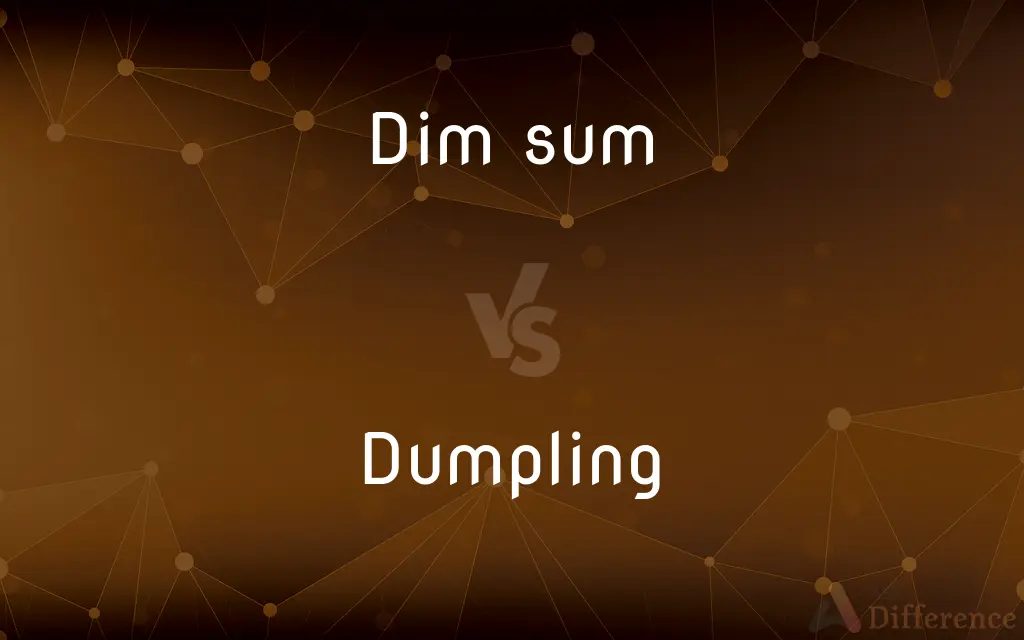 Dim sum vs. Dumpling — What's the Difference?