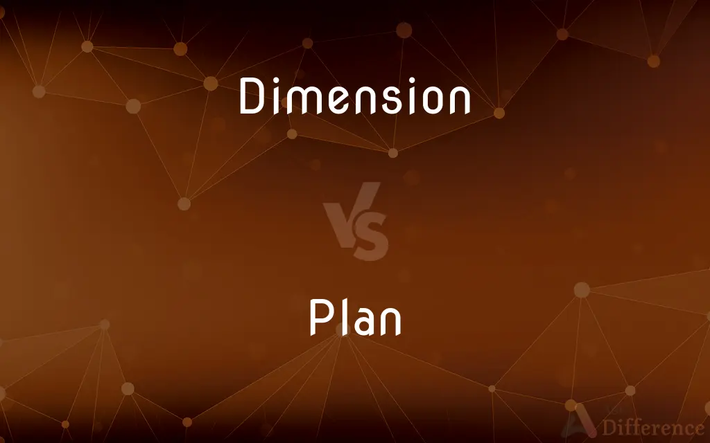 Dimension vs. Plan — What's the Difference?