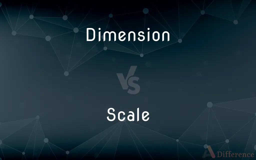 Dimension vs. Scale — What's the Difference?