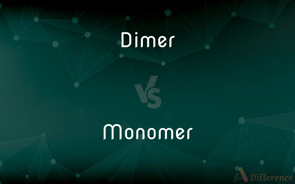 Dimer vs. Monomer — What's the Difference?
