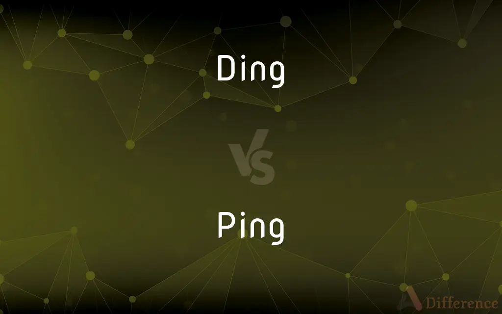 Ding vs. Ping — What's the Difference?