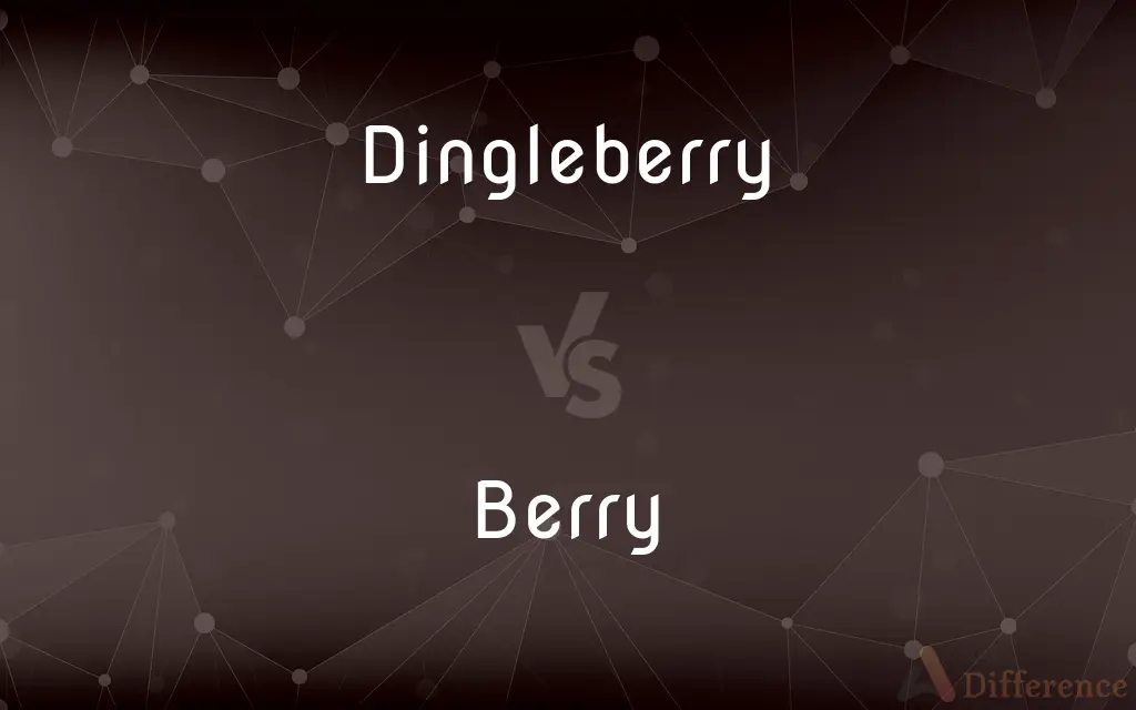 Dingleberry vs. Berry — What's the Difference?