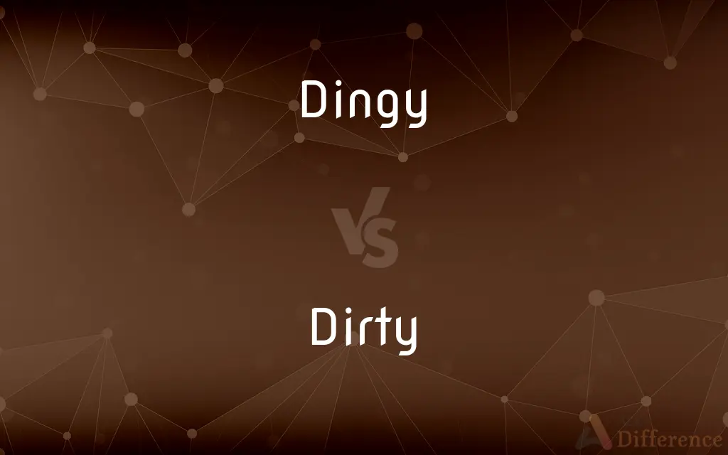 Dingy vs. Dirty — What's the Difference?