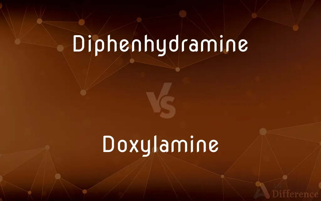 Diphenhydramine vs. Doxylamine — What's the Difference?