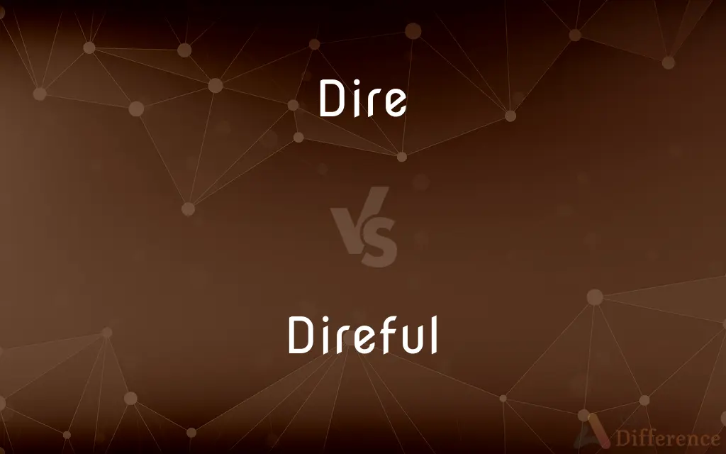 Dire vs. Direful — What's the Difference?