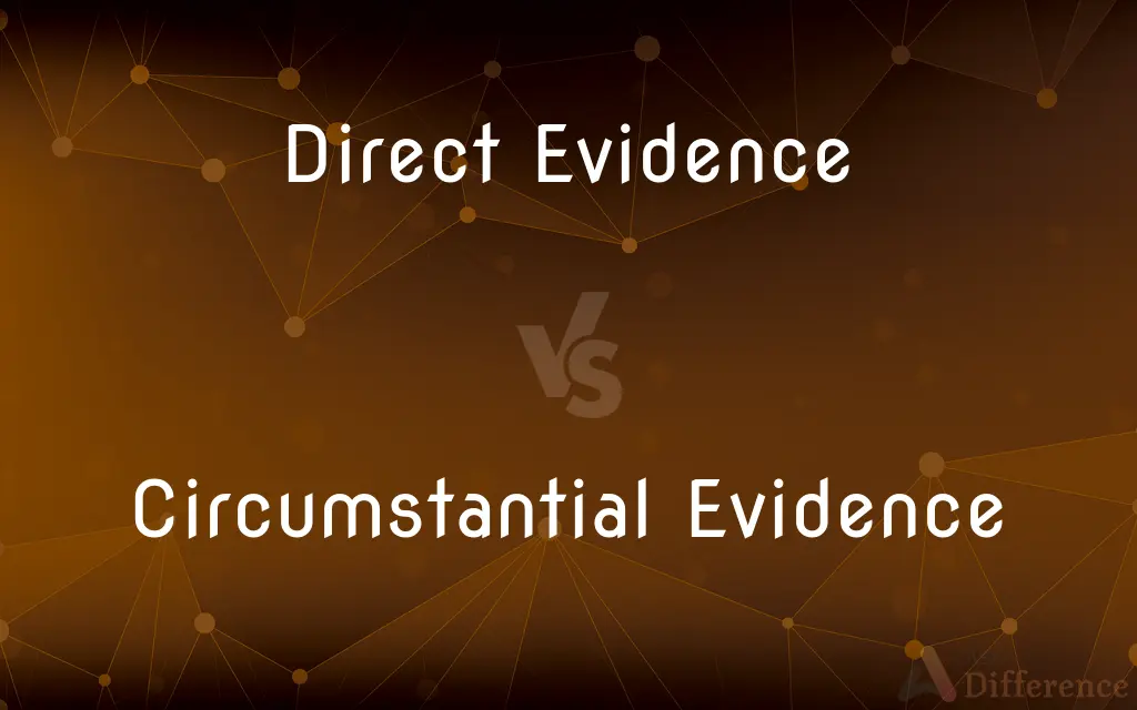 Direct Evidence vs. Circumstantial Evidence — What's the Difference?