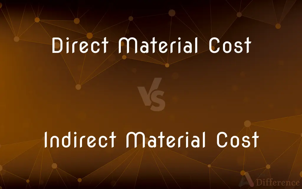 Direct Material Cost vs. Indirect Material Cost — What's the Difference?