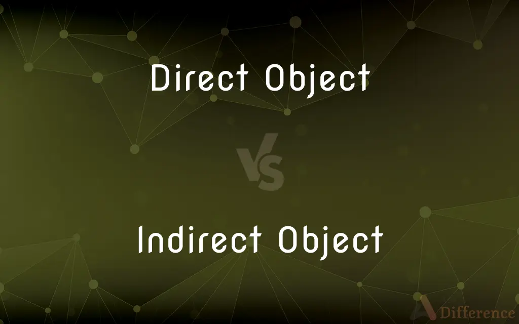 Direct Object vs. Indirect Object — What's the Difference?