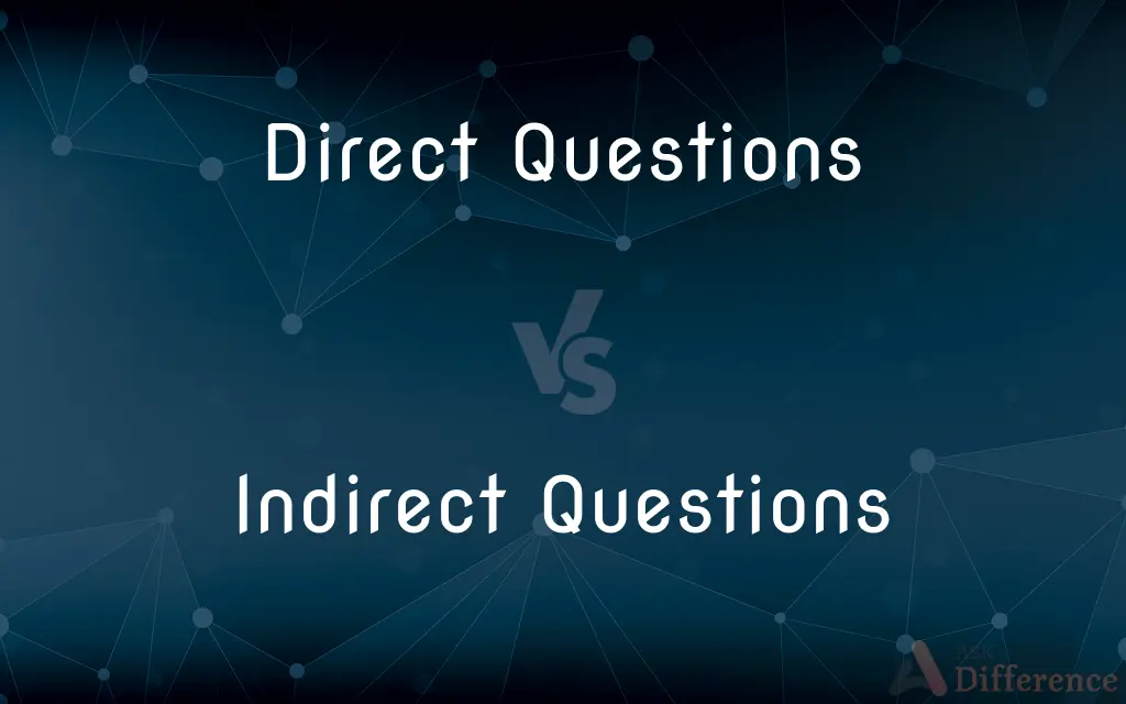 Direct Questions vs. Indirect Questions — What's the Difference?