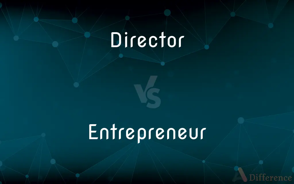 Director vs. Entrepreneur — What's the Difference?