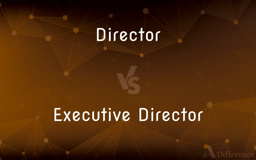 Director vs. Executive Director — What's the Difference?