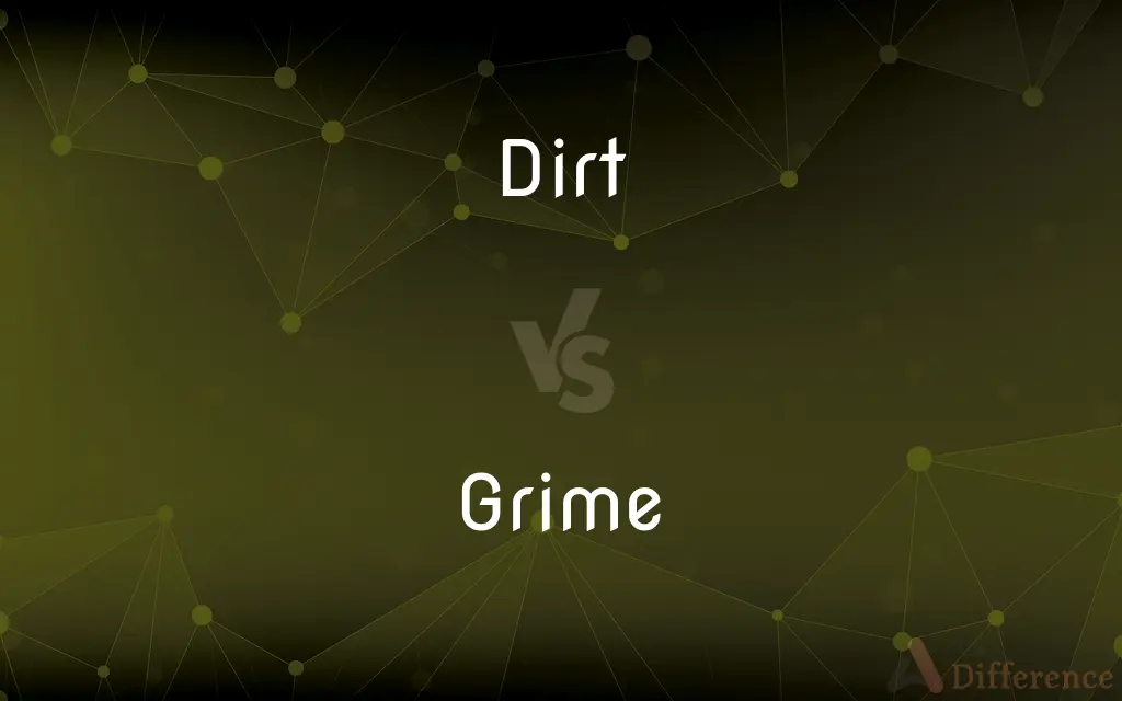 Dirt vs. Grime — What's the Difference?