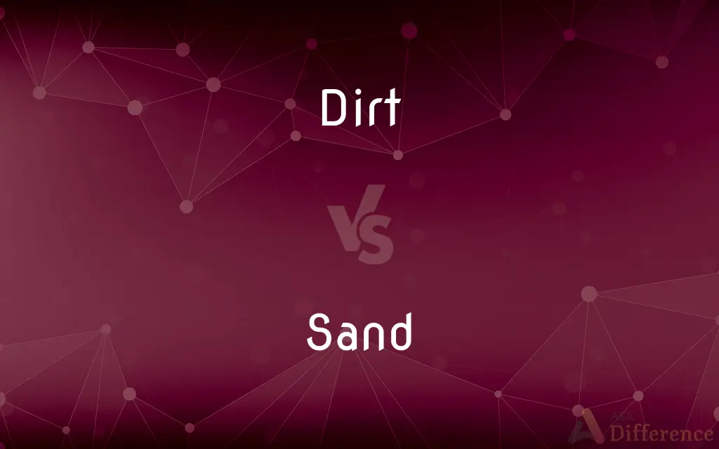 Dirt vs. Sand — What's the Difference?