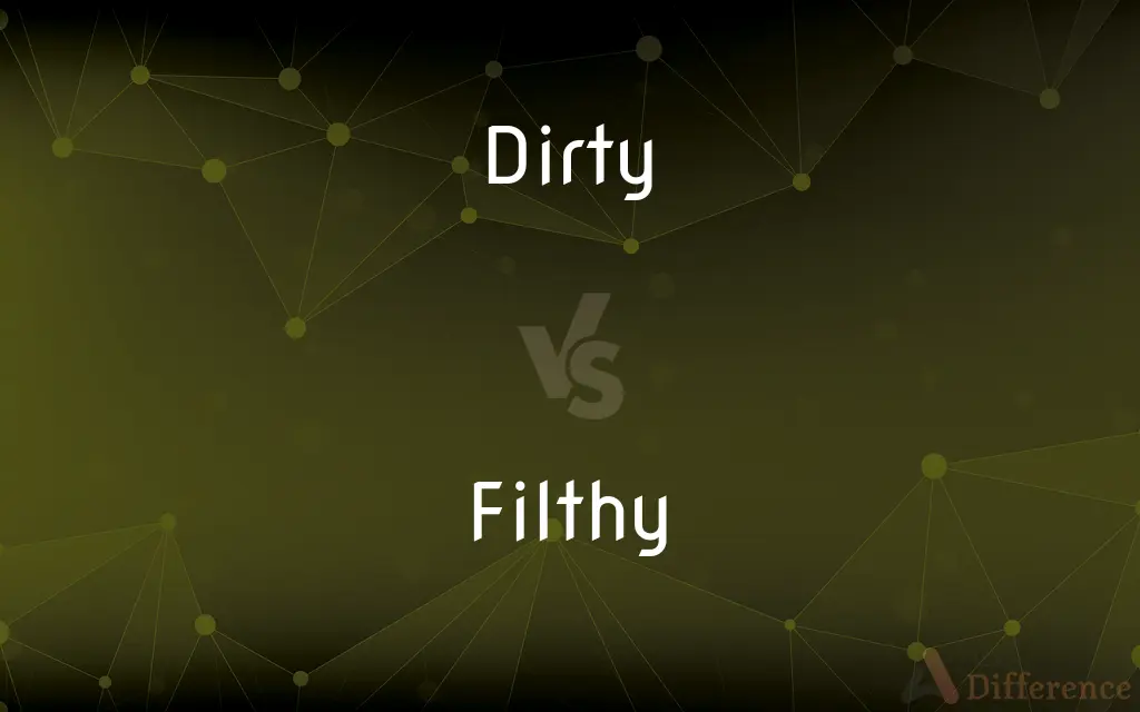Dirty vs. Filthy — What's the Difference?