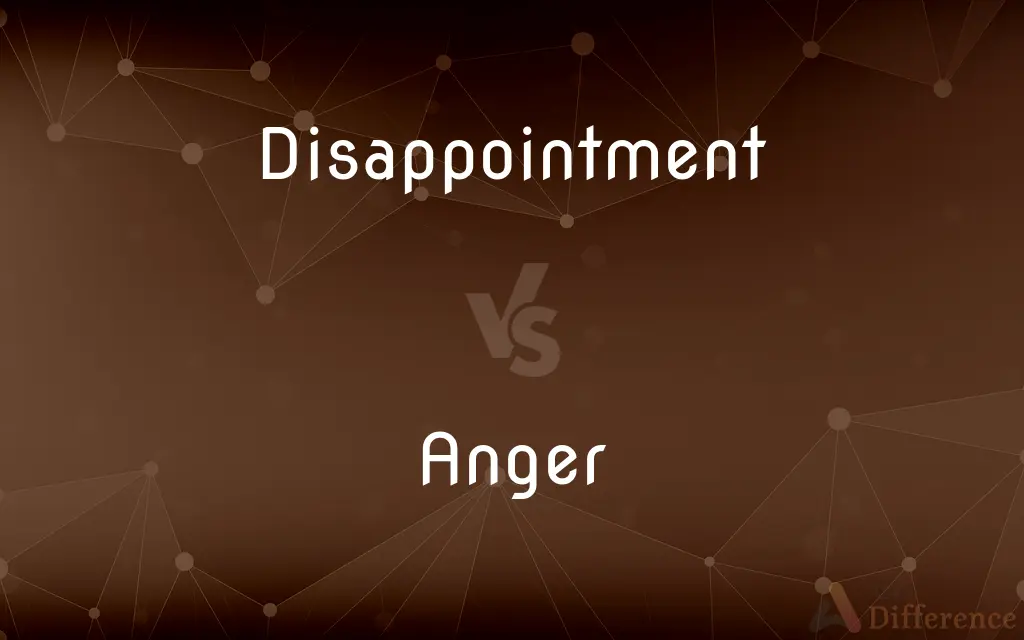 Disappointment vs. Anger — What's the Difference?
