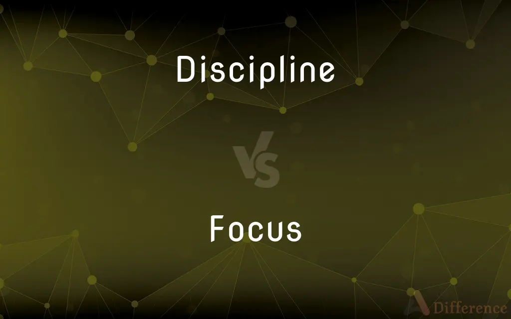 Discipline vs. Focus — What's the Difference?