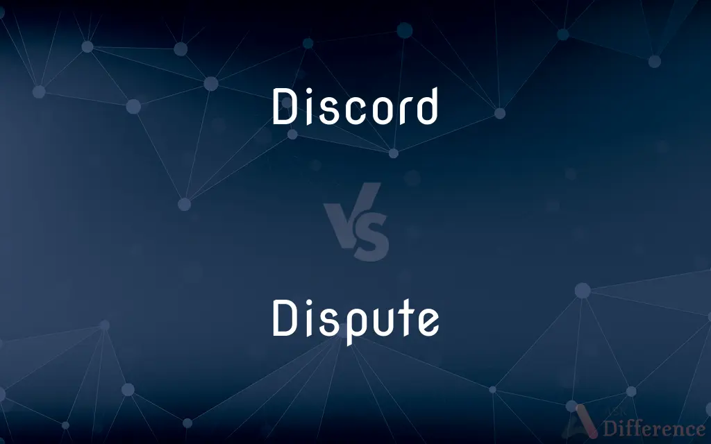 Discord vs. Dispute — What's the Difference?