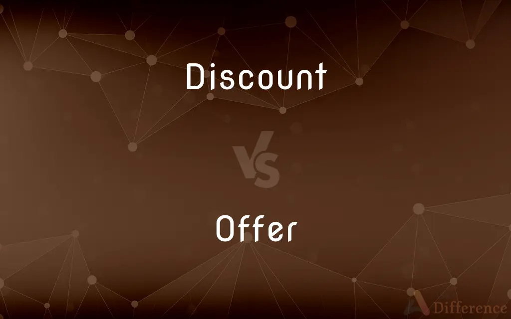 Discount vs. Offer — What's the Difference?
