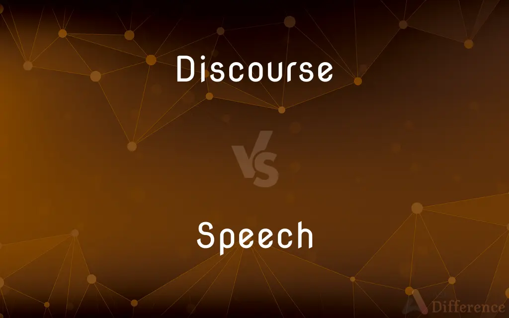 Discourse vs. Speech — What's the Difference?