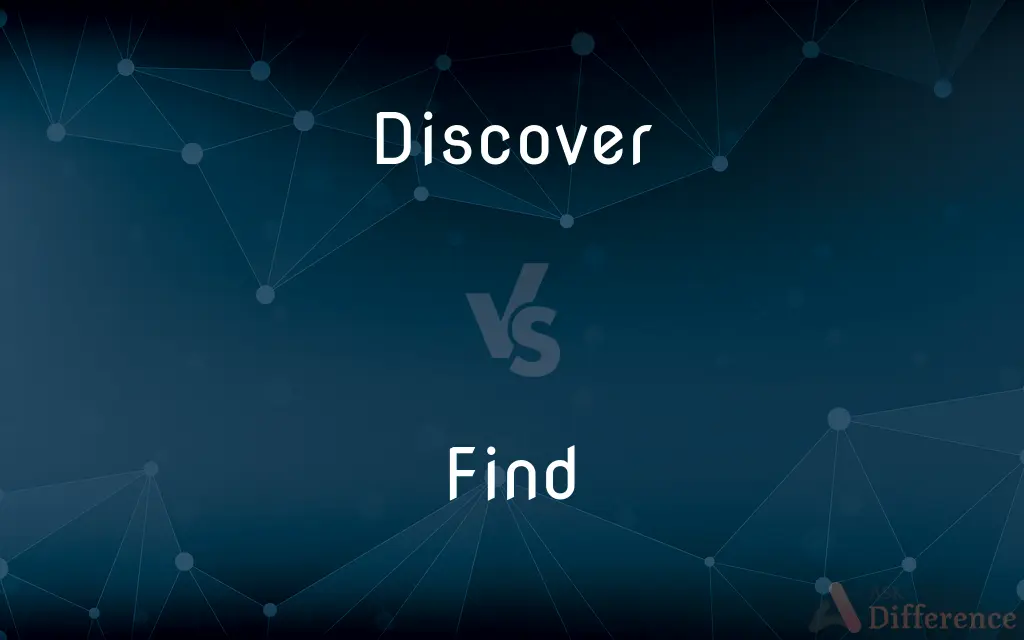 Discover vs. Find — What's the Difference?