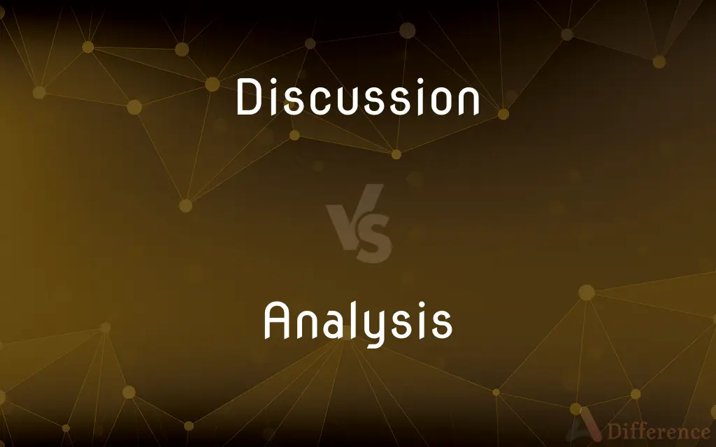 Discussion vs. Analysis — What's the Difference?