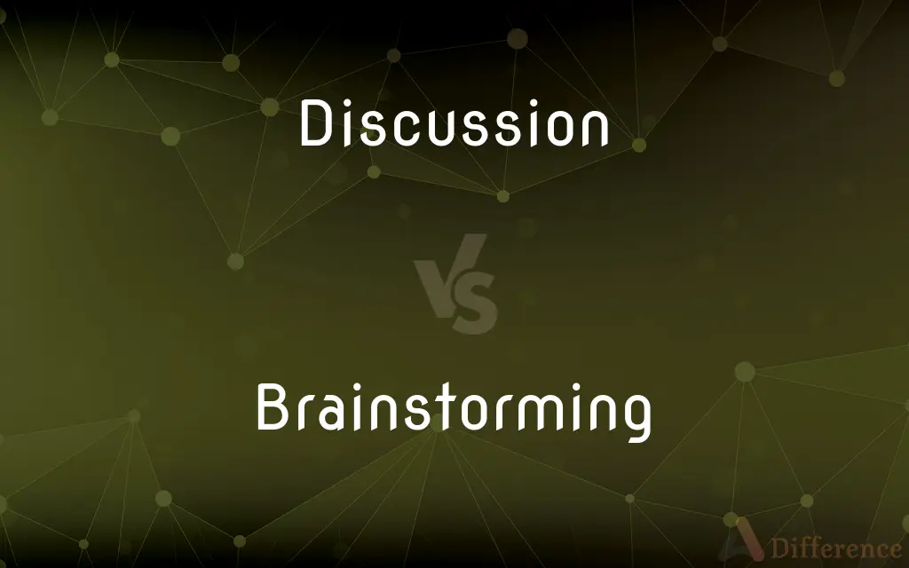 Discussion vs. Brainstorming — What's the Difference?
