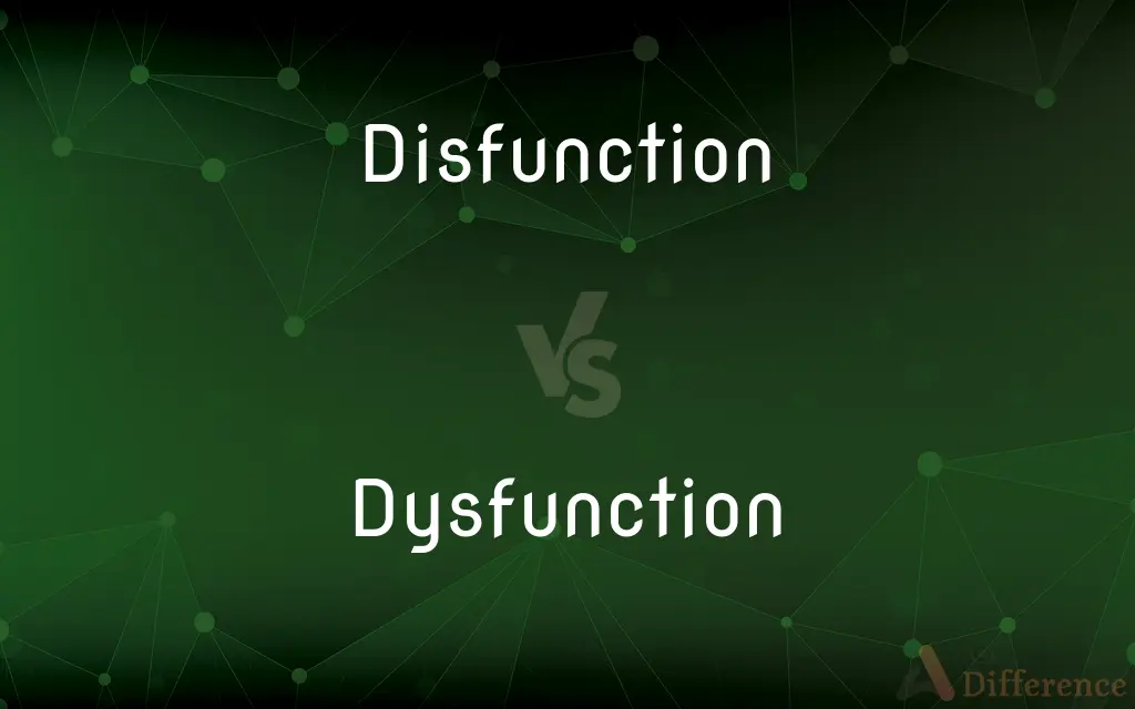 Disfunction vs. Dysfunction — Which is Correct Spelling?