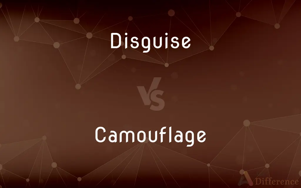 Disguise vs. Camouflage — What's the Difference?