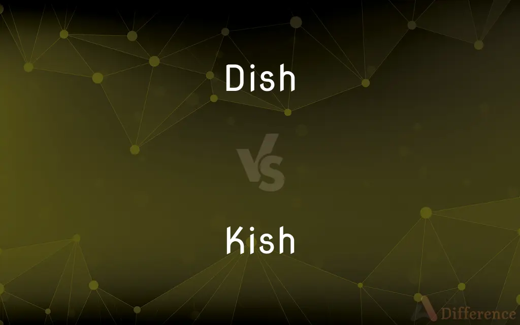 Dish vs. Kish — What's the Difference?