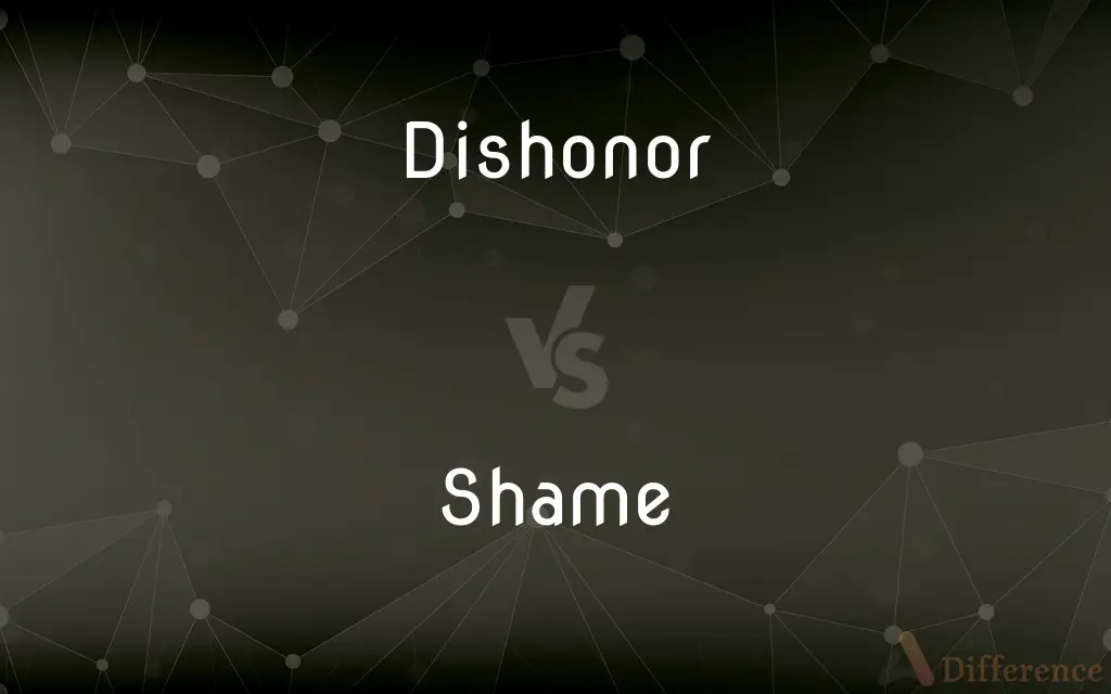 Dishonor vs. Shame — What's the Difference?