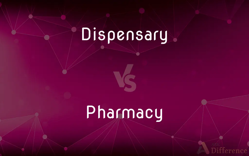 Dispensary vs. Pharmacy — What's the Difference?