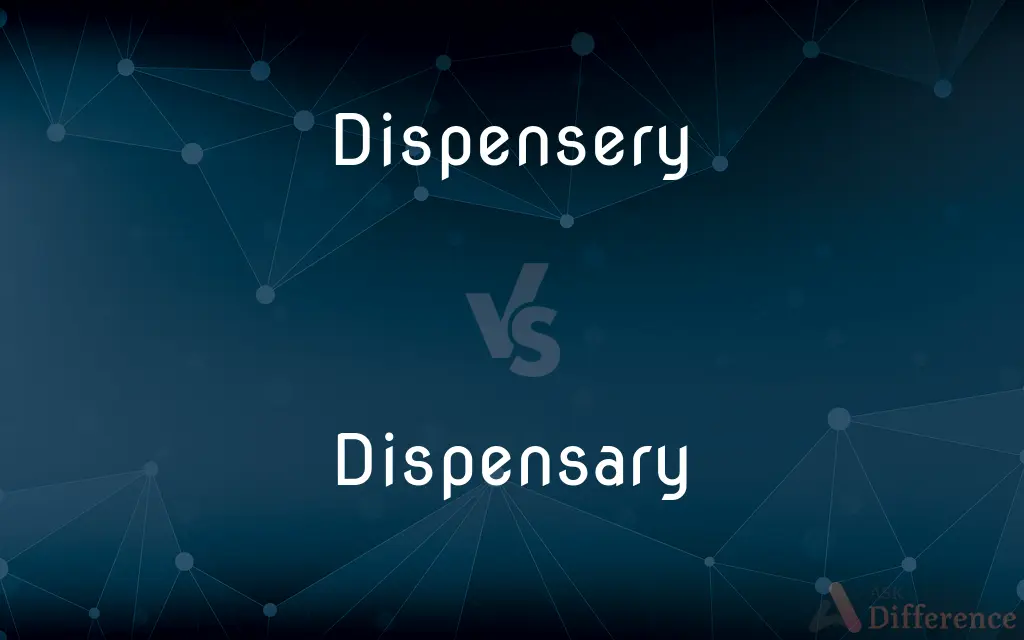 Dispensery vs. Dispensary — Which is Correct Spelling?