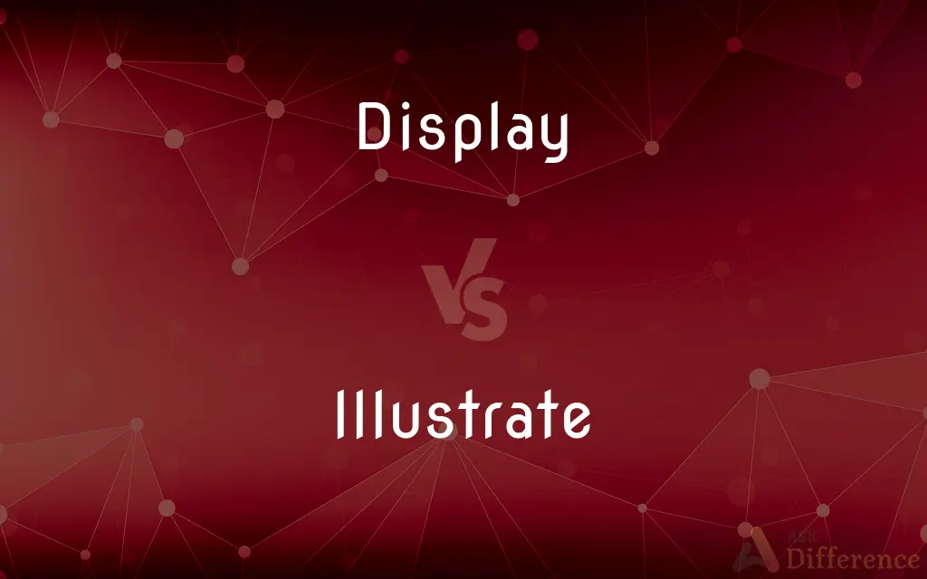 Display vs. Illustrate — What's the Difference?