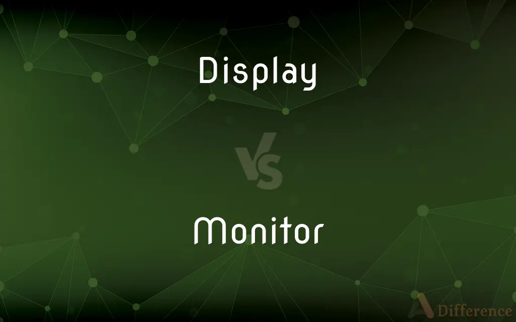 Display vs. Monitor — What's the Difference?