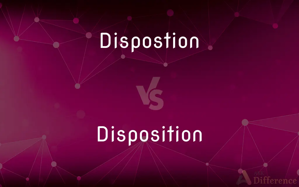 Dispostion vs. Disposition — Which is Correct Spelling?