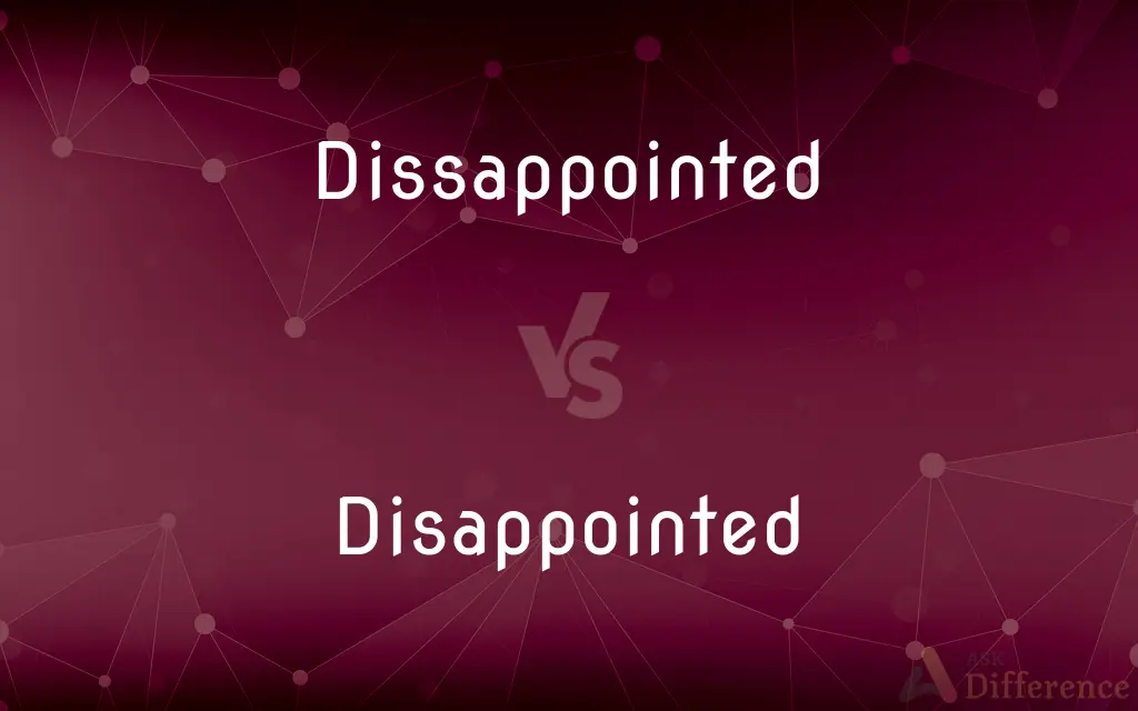 Dissappointed vs. Disappointed — Which is Correct Spelling?