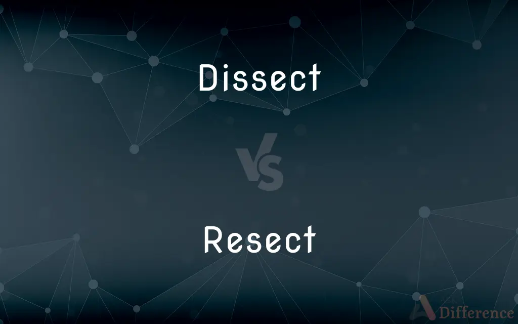 Dissect vs. Resect — What's the Difference?