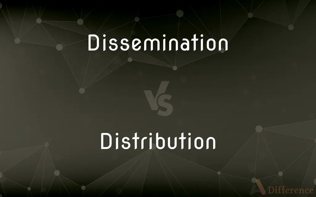 Dissemination vs. Distribution — What's the Difference?