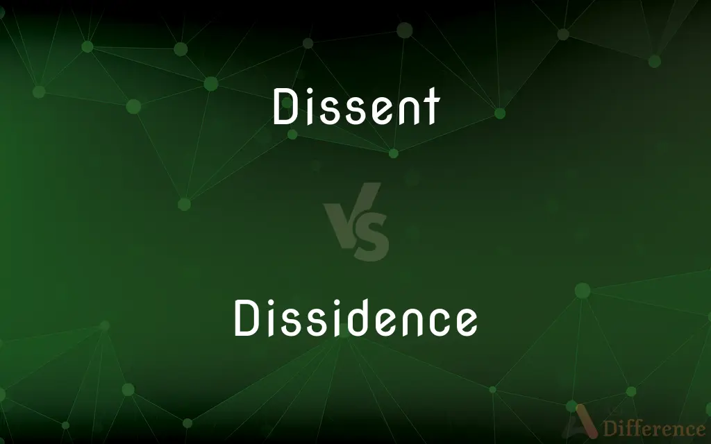 Dissent vs. Dissidence — What's the Difference?