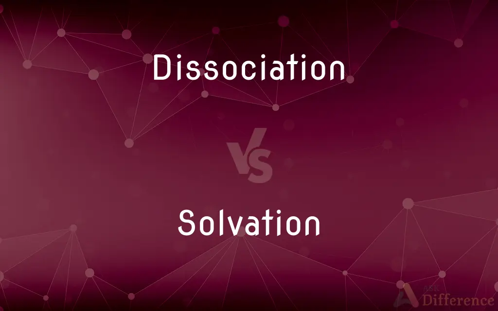 Dissociation vs. Solvation — What's the Difference?