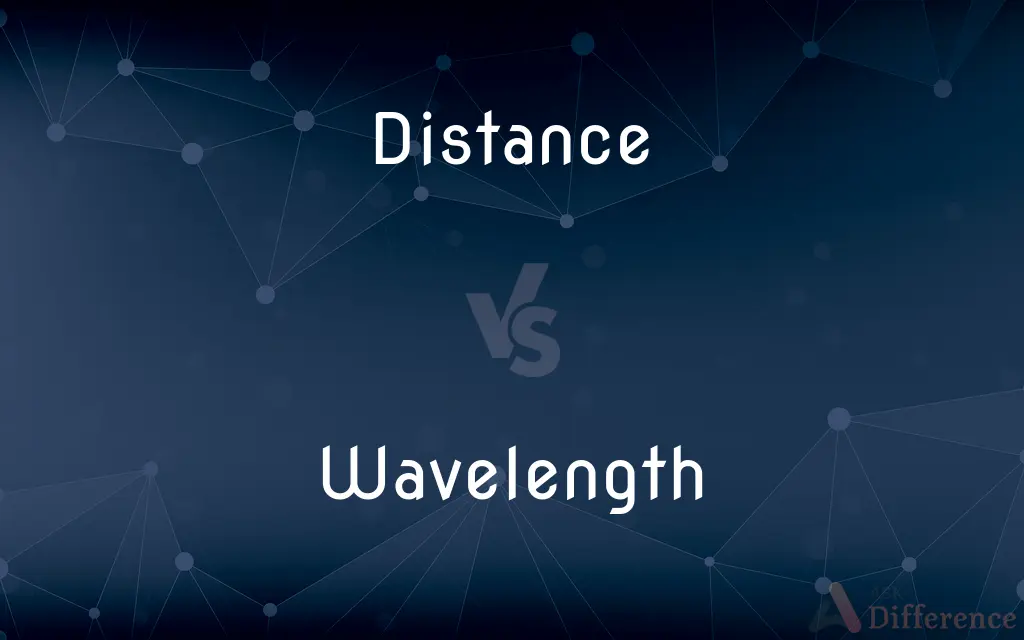 Distance vs. Wavelength — What's the Difference?