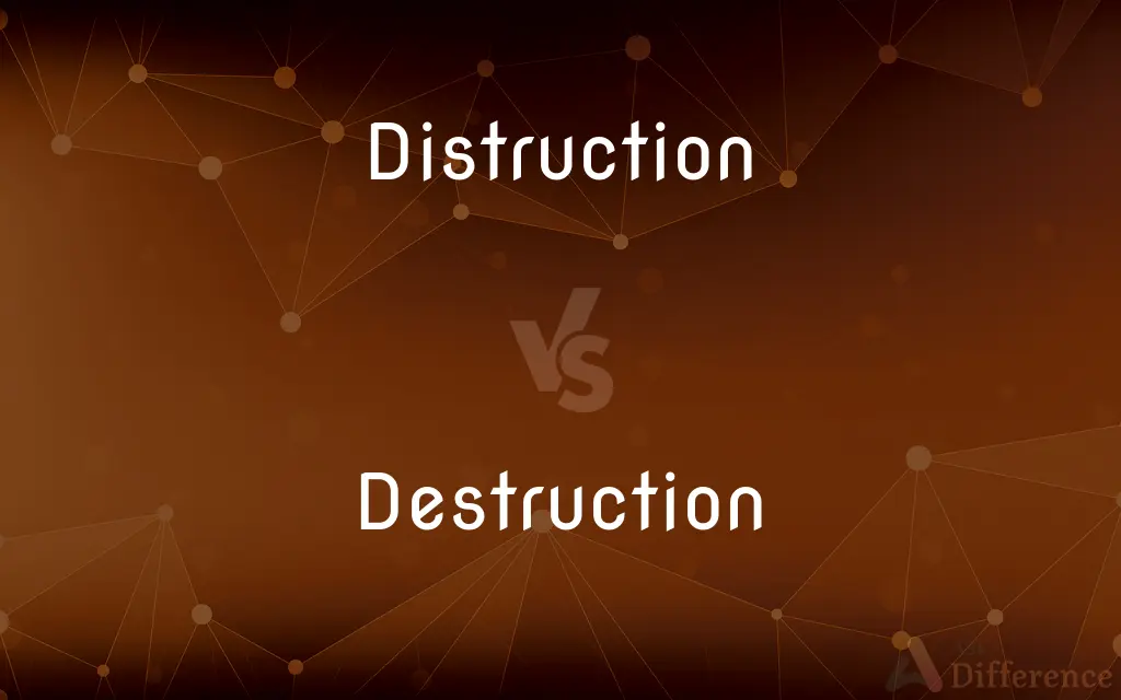 Distruction vs. Destruction — Which is Correct Spelling?