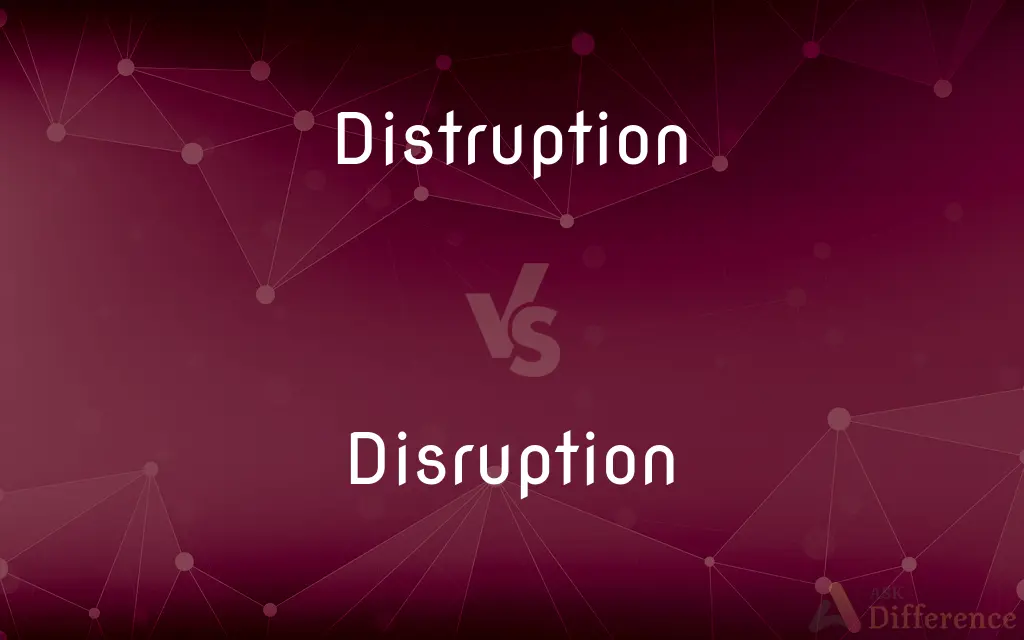 Distruption vs. Disruption — Which is Correct Spelling?