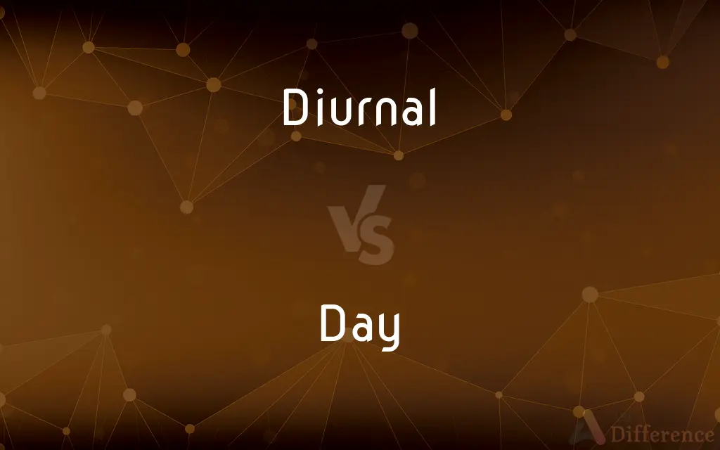 Diurnal vs. Day — What's the Difference?