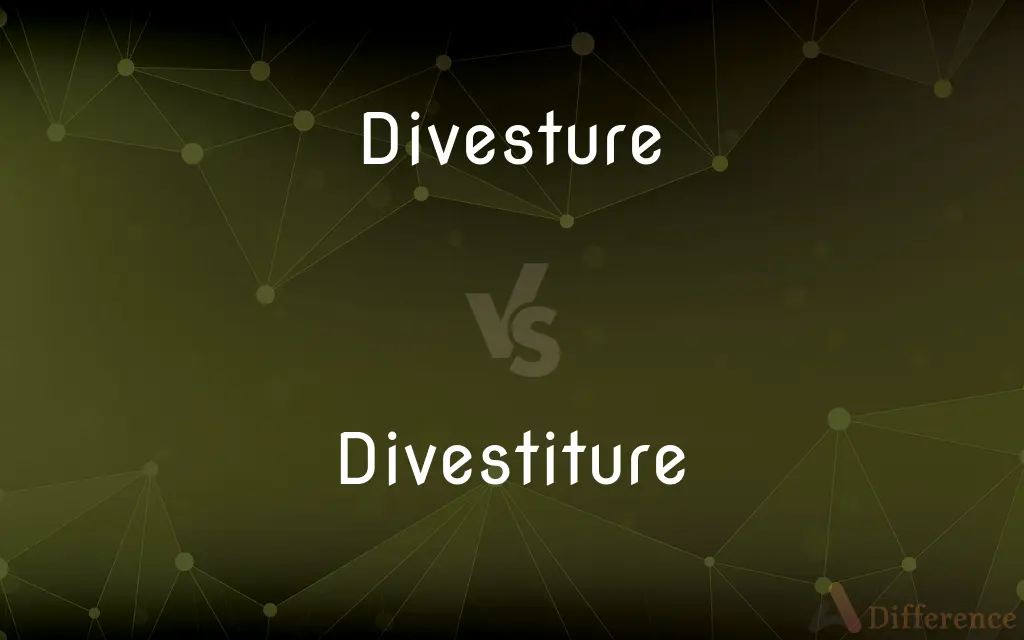 Divesture vs. Divestiture — What's the Difference?