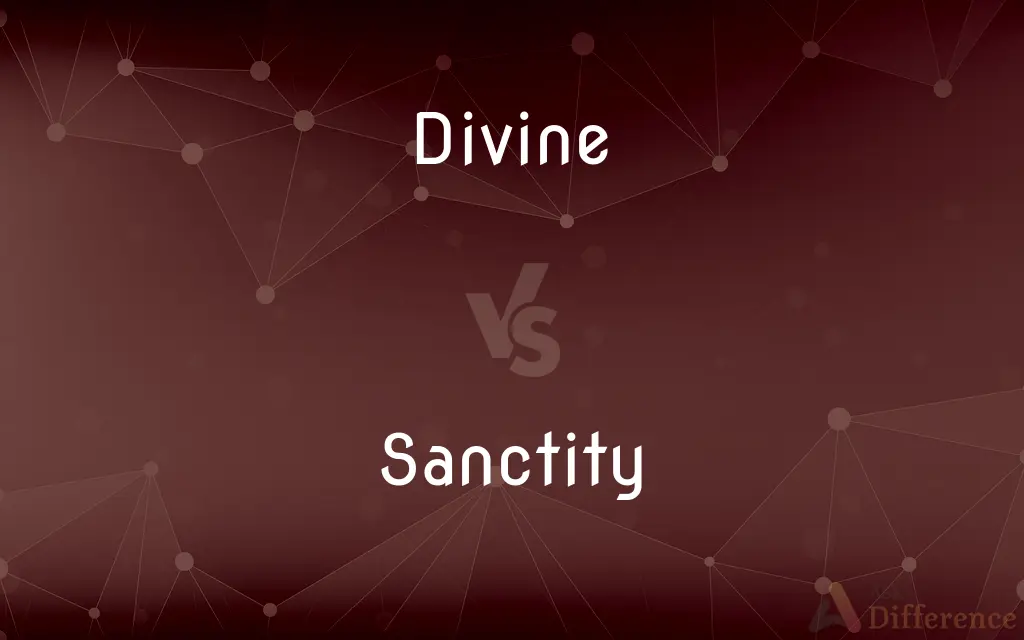 Divine vs. Sanctity — What's the Difference?