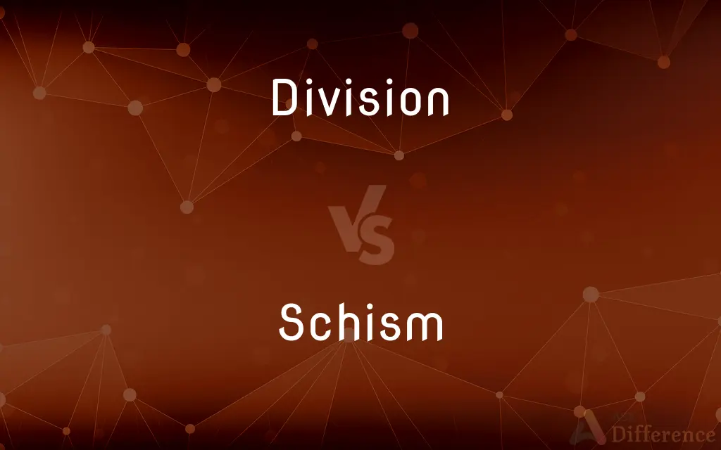 Division vs. Schism — What's the Difference?