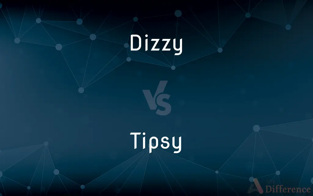 Dizzy vs. Tipsy — What's the Difference?