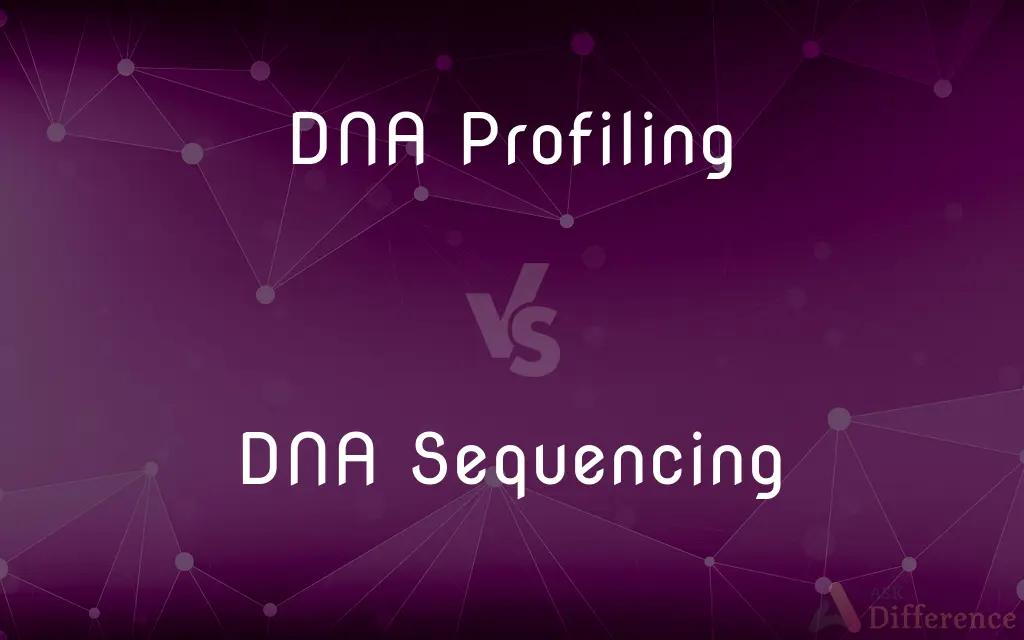 DNA Profiling vs. DNA Sequencing — What's the Difference?